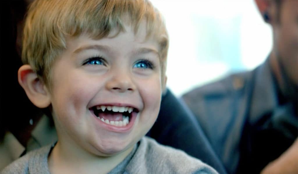 Delta Dental campaign image, smiling boy